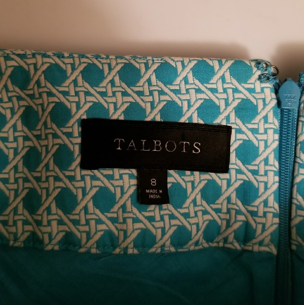 Talbots pattern skirt - Picture 3 of 4